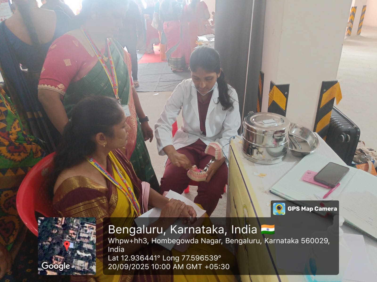 Dental camp activity at State Home For Women